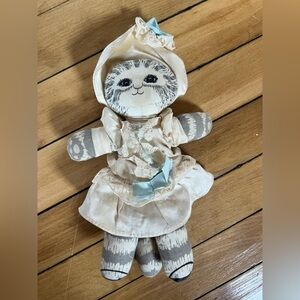 VTG Applause Dustyn Schear Dolly Mom Plush Stuffed Kitty Cat Cloth